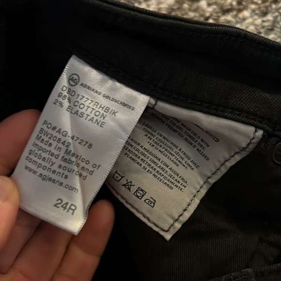 AG Farrah High Rise Raw Hem Ankle Skinny Jeans, 24R - Picture 5 of 8